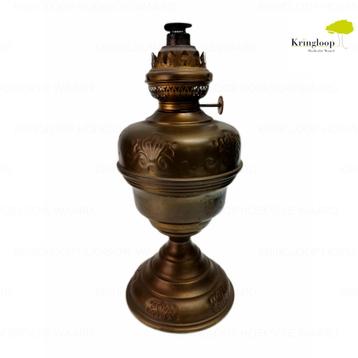 Antieke olielamp mogelijk Belgica D.F. beschikbaar voor biedingen