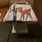 Vintage Aardewerk vaasje in ANWB paddestoel vorm, Gebruikt, Overige kleuren, Aardewerk of Porselein, Ophalen of Verzenden