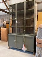 Buffetkast OLIJFGROEN MANGO 142 cm breed actie supergoed, 100 tot 150 cm, Buffetkast OLIJFGROEN MANGO 142 cm breed actie, Nieuw