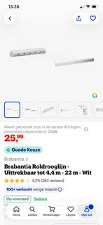 Handige waslijn voor binnen en buiten, Ophalen of Verzenden, Nieuw, Wasrek