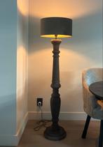 Houten Balusterlamp Vloerlamp 125cm, Huis en Inrichting, Lampen | Vloerlampen, Ophalen, Zo goed als nieuw, Hout, 100 tot 150 cm