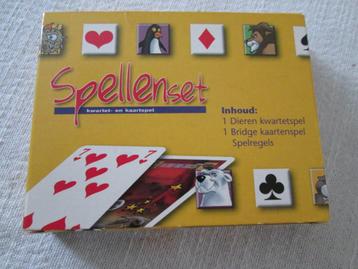Spellenset in seal Dieren kwartet en bridge kaarten Nieuw beschikbaar voor biedingen