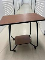 Vintage bijzettafel/trolley, Huis en Inrichting, Tafels | Salontafels, Ophalen, Gebruikt, 50 tot 100 cm, Minder dan 50 cm
