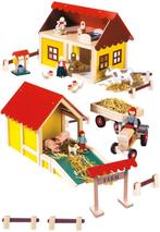 boerderij+schuur,dieren,put,hek., Ophalen of Verzenden, Nieuw, Poppenhuis