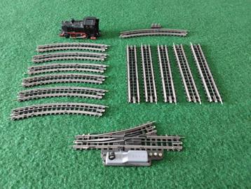 Trix Express Mooi Batterij Lokje en Rails beschikbaar voor biedingen