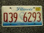 Kentekenplaat licenseplate Illinois Abraham Lincoln USA, Ophalen of Verzenden, Gebruikt, Auto's