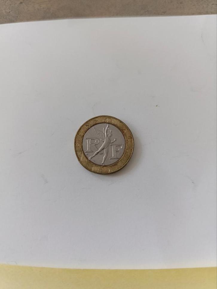 Munt Frankrijk 10 Franc vintage verzamelobject, Postzegels en Munten, Munten | Europa | Niet-Euromunten, Losse munt, Frankrijk