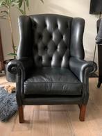 Mooie Chesterfield fauteuil, Huis en Inrichting, Ophalen, Gebruikt, Leer, 75 tot 100 cm
