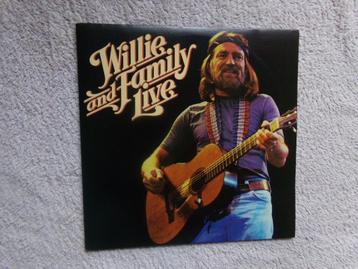Willie Nelson -  willy and family live ( 2 LP ) usa  beschikbaar voor biedingen