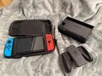 Nintendo switch met 2 spellen erbij (marioparty en mariobros, Ophalen of Verzenden, Zo goed als nieuw, Switch Original
