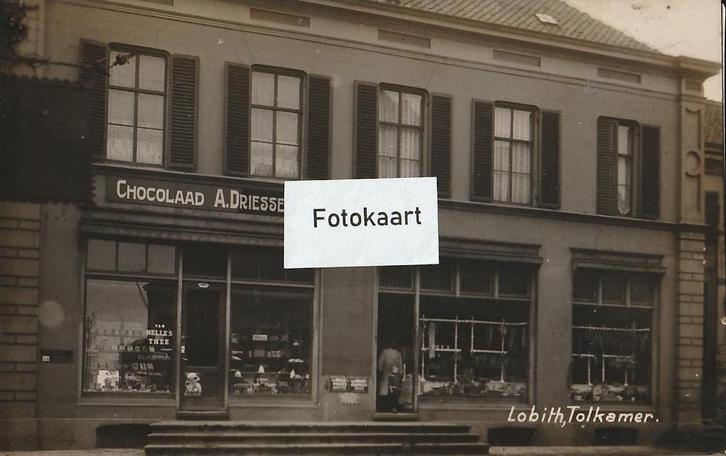 Fotokaart Lobith Tolkamer - Winkel van A Driessen, Verzamelen, Ansichtkaarten | Nederland, Ongelopen, Gelderland, 1920 tot 1940