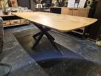 Eetkamertafel Geneve 220x110 met spinpoot Van €1650 Nu €950, Huis en Inrichting, Tafels | Eettafels, 100 tot 150 cm, Ophalen of Verzenden