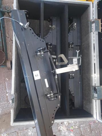 Showtec pixeltrack 3x in de originele flightcase op wielen  beschikbaar voor biedingen