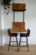 Teakhouten hangtafel, Ophalen, Zo goed als nieuw