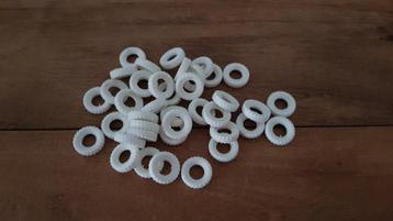 Bandjes Dinky Toys 15 mm wit block beschikbaar voor biedingen