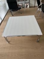 Salontafel met los marmeren blad, Ophalen, Vierkant, Zo goed als nieuw, Minder dan 50 cm