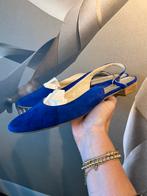 Michel Noyen koningsblauw lage hak sandals mt 41, Michel Noyen, Roberto Cavalli, Ophalen of Verzenden, Zo goed als nieuw