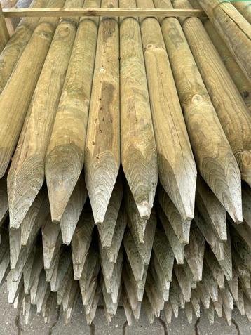 Tuinpaal rond geimpregneerd 8 x 250 cm beschikbaar voor biedingen