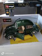 Mooie Bburago Volkswagen kever Beetle 1955 groen, Ophalen of Verzenden, Zo goed als nieuw, Bburago