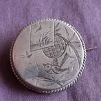 Antieke Sweethearts Brooche Engeland van Militair, Verzenden, Zilver, Overige materialen