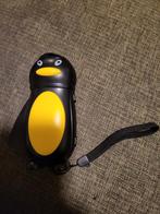 Unieke Pinguïn zaklamp accu knijpkat zgan, Caravans en Kamperen, Zaklampen, Zo goed als nieuw, Accu