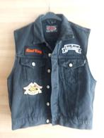 Jeans vest met Harley patches (M), Tweedehands, Brams Paris