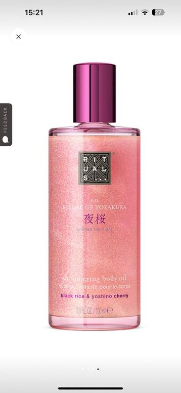 Rituals Yozakura Shimmering Body Oil 💜 nieuw- 100 ml beschikbaar voor biedingen