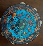 Tamboerijn met kleurrijke afbeelding 26cm, Ophalen of Verzenden, Zo goed als nieuw, Trommel