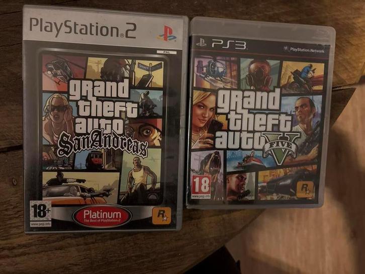 GTA Klassiekers: PS3 & PS2 - Old School Games!, Spelcomputers en Games, Games | Overige, Gebruikt, Avontuur en Actie, 1 speler