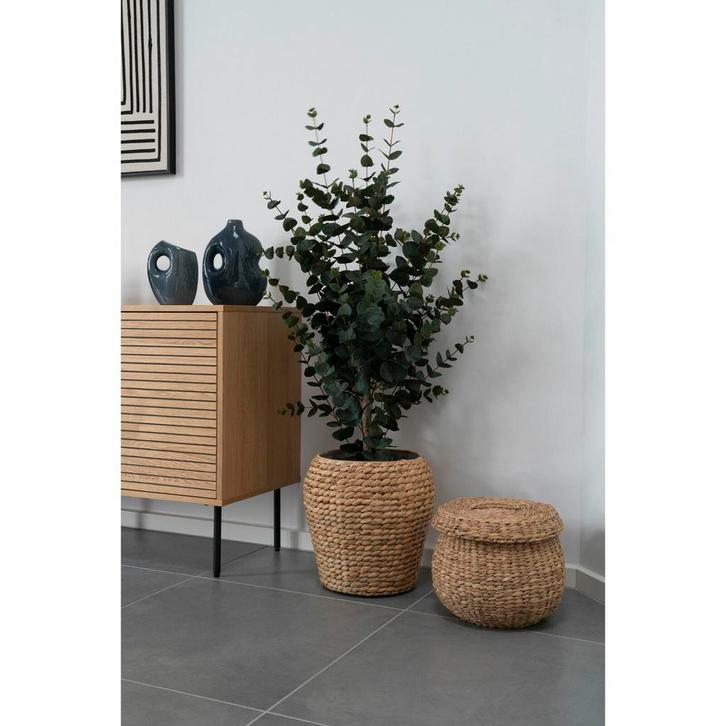 Denia Mand Waterhyacint Ø34,5cm - Sfeervolle Opberger, Tuin en Terras, Bloembakken en Plantenbakken, Nieuw, Overige materialen