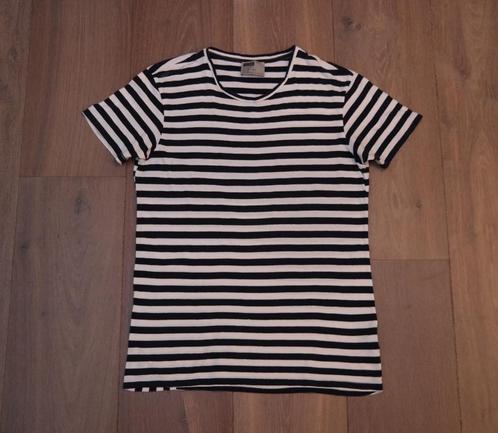 IZGS: Blauw/wit gestreept T-shirt; JC Rags; mt medium/46/48, Kleding | Heren, T-shirts, Zo goed als nieuw, Maat 46 (S) of kleiner