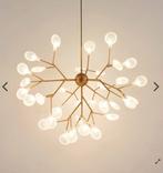 Gouden Hanglamp met 36 Lichten - Nieuw, Ophalen, Nieuw, Metaal, Minder dan 50 cm