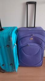 2 grote reiskoffers, reis koffers, reis koffer, reiskoffer., Ophalen, Gebruikt, 45 tot 55 cm, 70 cm of meer