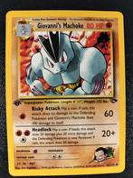 Giovanni s Machoke nm 1st edition, Ophalen of Verzenden, Zo goed als nieuw, Losse kaart