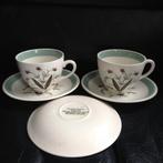 HEDGEROW ALFRED MEAKIN England 2 koffie kop en schotels, Ophalen of Verzenden