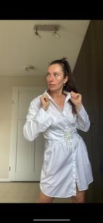 Witte jurk blouse, maat 42, Wit, Maat 42/44 (L), Ophalen of Verzenden, Zo goed als nieuw