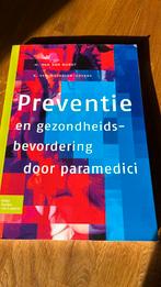 Preventie en gezondheidsbevordering door paramedici, Ophalen of Verzenden, Zo goed als nieuw