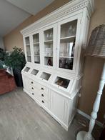 Crème witte buffetkast 193x212 cm - 2 delen, Antiek en Kunst, Ophalen