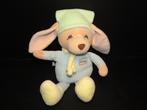 ANNA CLUB PLUSH HOND LOU LOU VELOURS BEIGE MET BLAUW PAKJE M, Verzenden, Nieuw, Hond