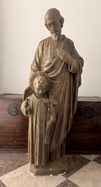 religieuze beeld Sint Jozef met kind Jezus, Ophalen of Verzenden, Gebruikt, Religie