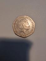 Britse 50 Pence Munt - 2015, Postzegels en Munten, Munten | Nederland, Ophalen of Verzenden, Overige waardes, Losse munt