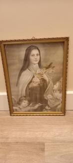 Bernadette met engelen en kruisbeeld, Verzamelen, Foto's en Prenten, Ophalen