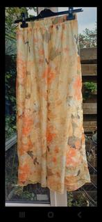 Nieuwe zomerrok met bloemen met onderrok, maat S, Geel, Nieuw, Ophalen of Verzenden, Maat 36 (S)