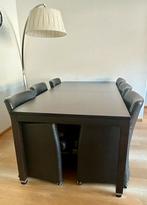 Hulsta eettafel uitschuifbaar bruin 200/260*100*75 bruin, Huis en Inrichting, Ophalen, Gebruikt, 200 cm of meer, 50 tot 100 cm