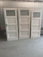 Paneeldeur met glas 725*1875, Tuin en Terras, Schuttingen, Ophalen, Gebruikt