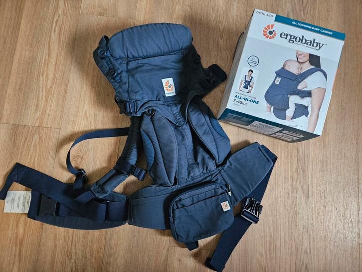 Ergobaby Omni 360 - ZGAN en klaar voor gebruik, Kinderen en Baby's, Babydragers en Draagdoeken, Zo goed als nieuw, Draagzak, Buik, Rug of Zij
