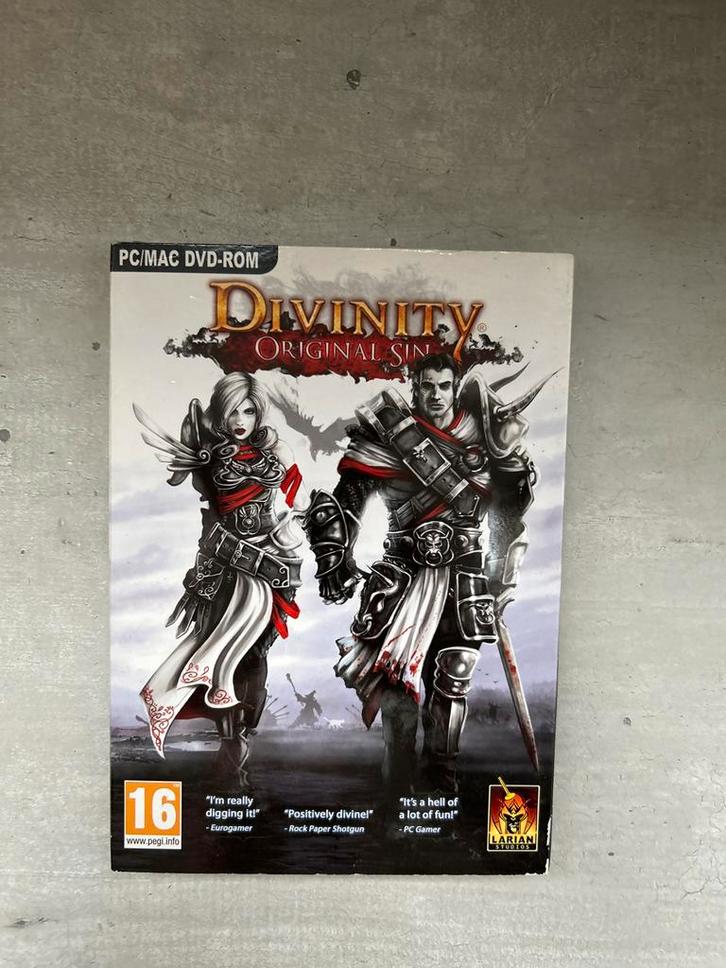 Divinity: Original Sin - PC/Mac DVD-ROM, Spelcomputers en Games, Games | Pc, Gebruikt, Role Playing Game (Rpg), 1 speler, Vanaf 16 jaar