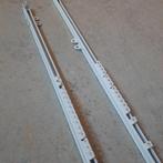gordijn rail 2x  lengte 108-112cm, Ophalen, Zo goed als nieuw, Wit