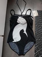 opera zwart/wit nieuw badpak kat maat 46 C twv 109 euro, Opera, Verzenden, Zwart, Nieuw