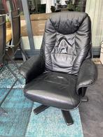 Mooie zwarte relax fauteuils, Huis en Inrichting, Fauteuils, Ophalen, Gebruikt, 50 tot 75 cm